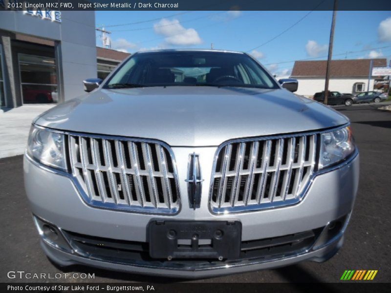 Ingot Silver Metallic / Dark Charcoal 2012 Lincoln MKZ FWD