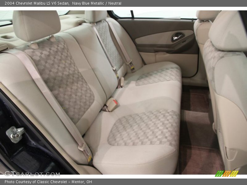 Navy Blue Metallic / Neutral 2004 Chevrolet Malibu LS V6 Sedan