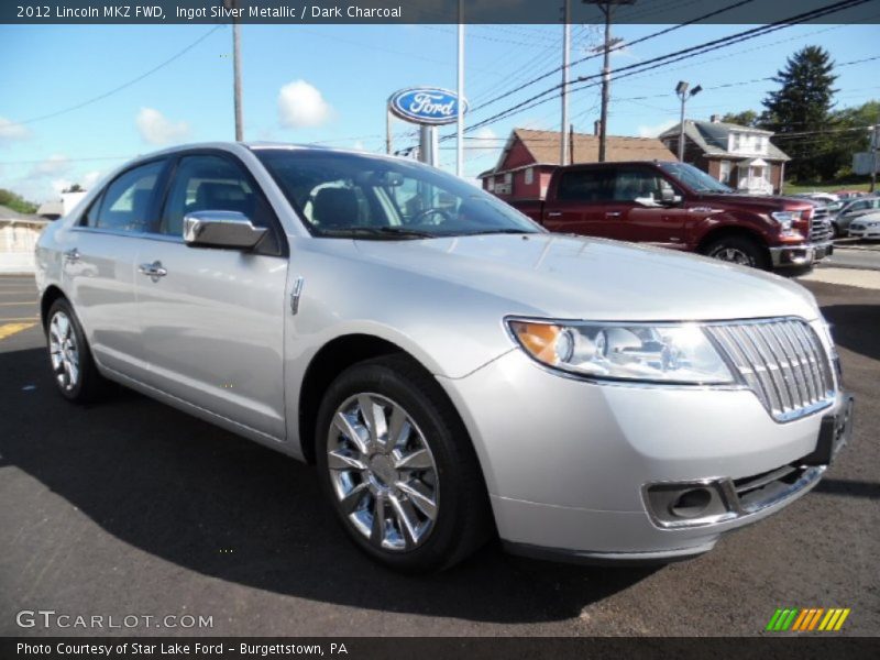 Ingot Silver Metallic / Dark Charcoal 2012 Lincoln MKZ FWD