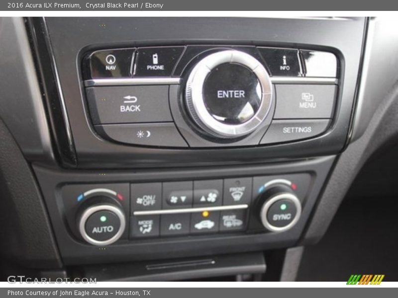 Crystal Black Pearl / Ebony 2016 Acura ILX Premium