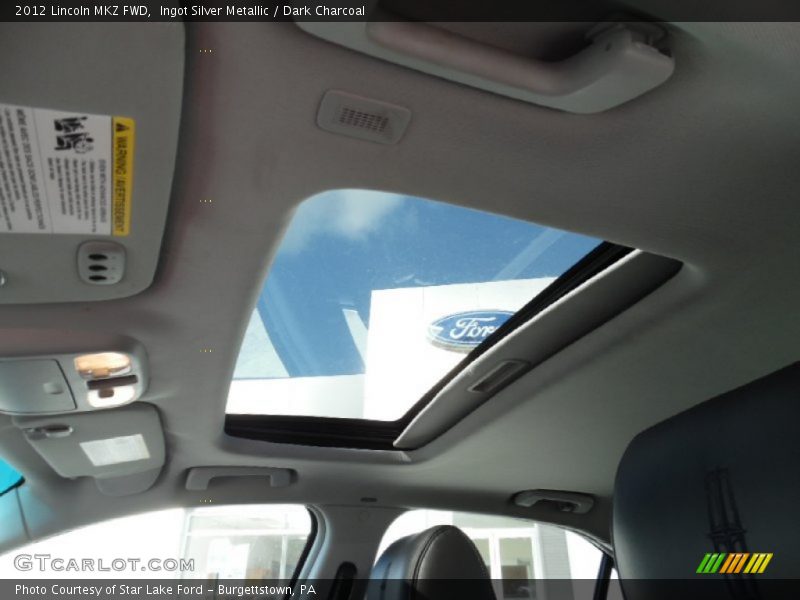 Ingot Silver Metallic / Dark Charcoal 2012 Lincoln MKZ FWD