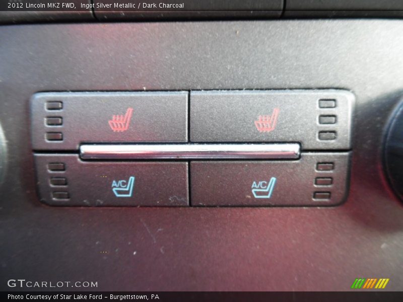 Ingot Silver Metallic / Dark Charcoal 2012 Lincoln MKZ FWD