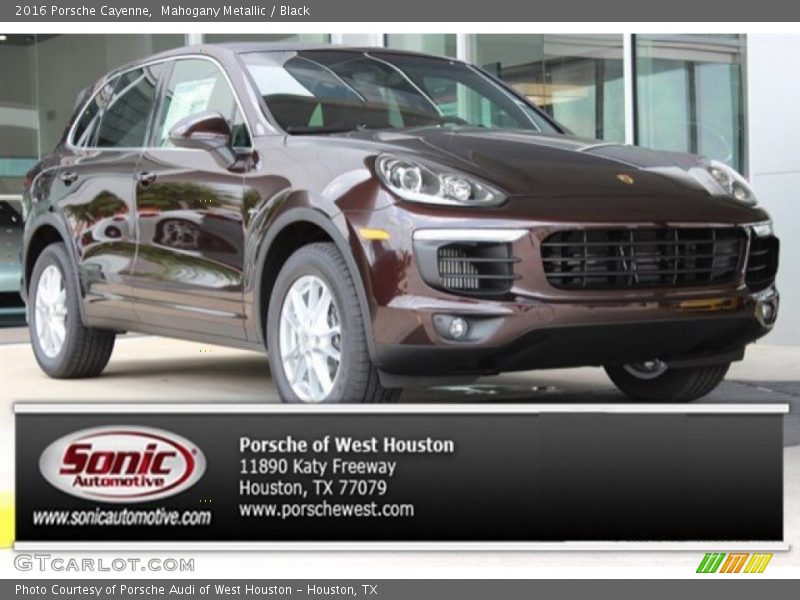 Mahogany Metallic / Black 2016 Porsche Cayenne