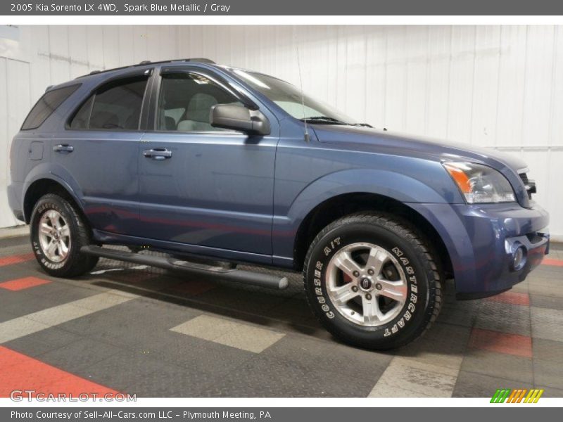 Spark Blue Metallic / Gray 2005 Kia Sorento LX 4WD