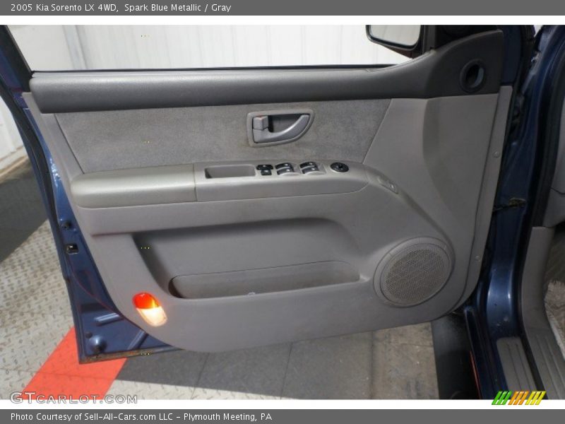 Spark Blue Metallic / Gray 2005 Kia Sorento LX 4WD