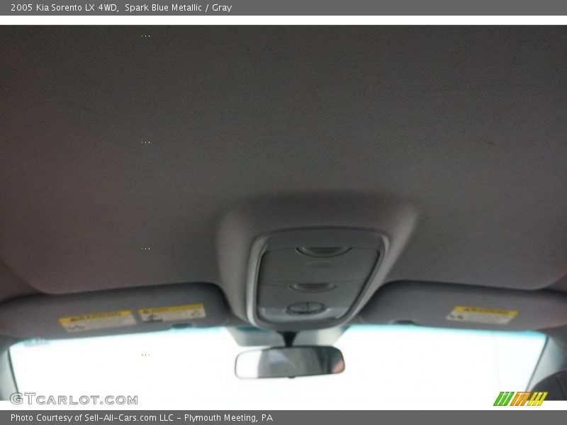 Spark Blue Metallic / Gray 2005 Kia Sorento LX 4WD