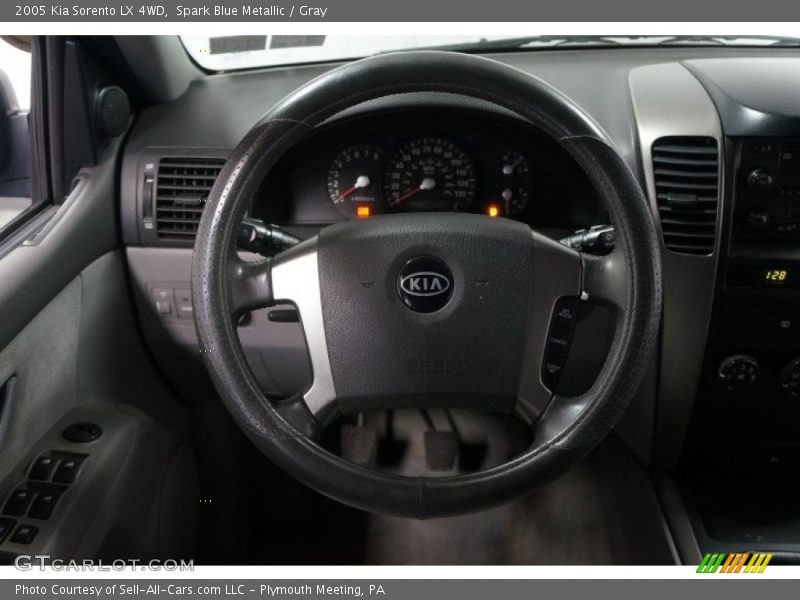 Spark Blue Metallic / Gray 2005 Kia Sorento LX 4WD