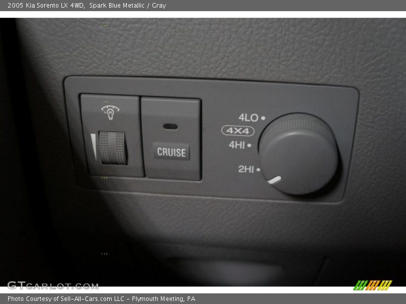 Spark Blue Metallic / Gray 2005 Kia Sorento LX 4WD
