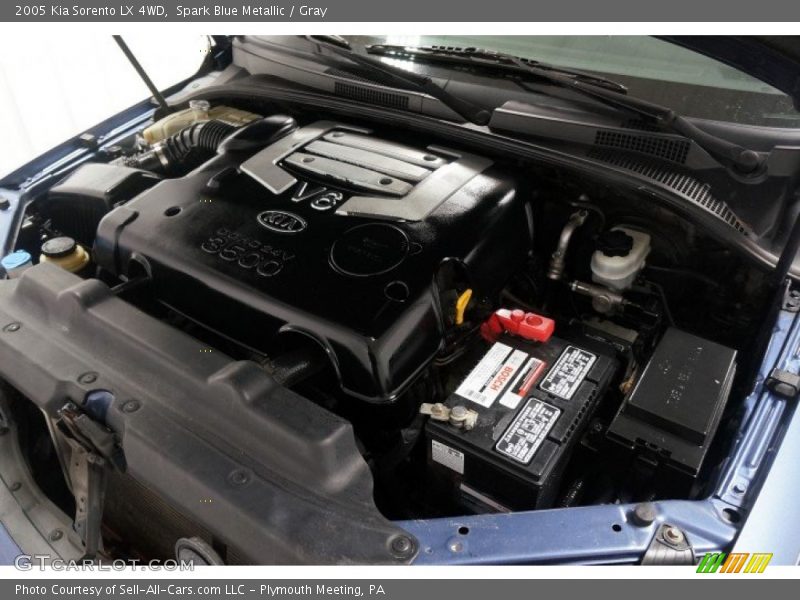 Spark Blue Metallic / Gray 2005 Kia Sorento LX 4WD
