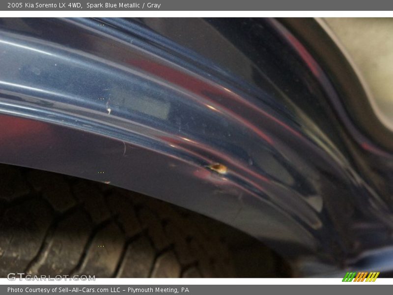 Spark Blue Metallic / Gray 2005 Kia Sorento LX 4WD