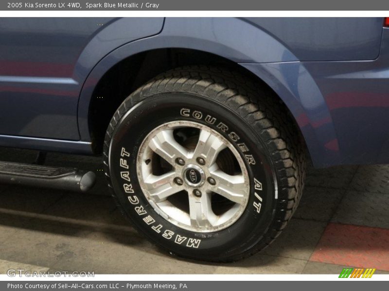 Spark Blue Metallic / Gray 2005 Kia Sorento LX 4WD