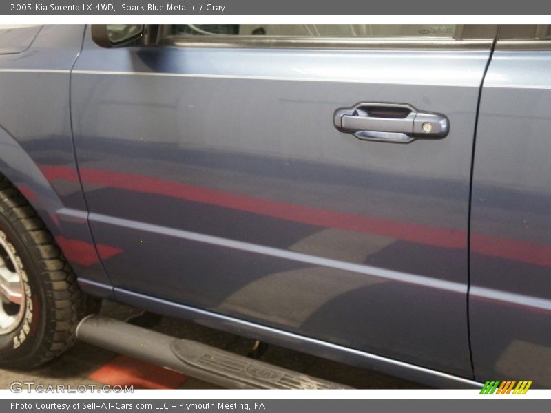 Spark Blue Metallic / Gray 2005 Kia Sorento LX 4WD