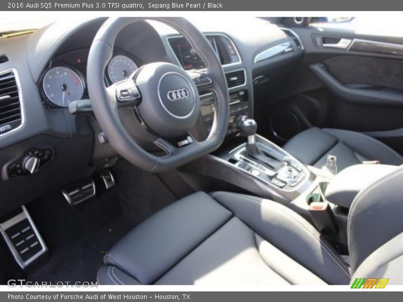 Sepang Blue Pearl / Black 2016 Audi SQ5 Premium Plus 3.0 TFSI quattro
