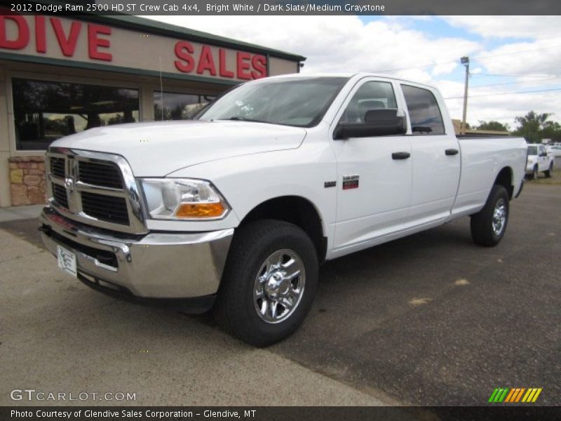 Bright White / Dark Slate/Medium Graystone 2012 Dodge Ram 2500 HD ST Crew Cab 4x4