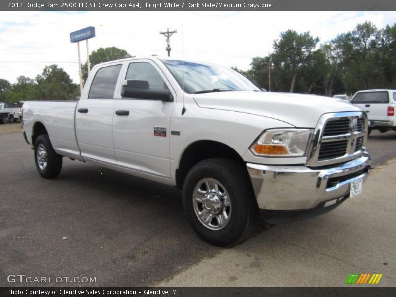 Bright White / Dark Slate/Medium Graystone 2012 Dodge Ram 2500 HD ST Crew Cab 4x4