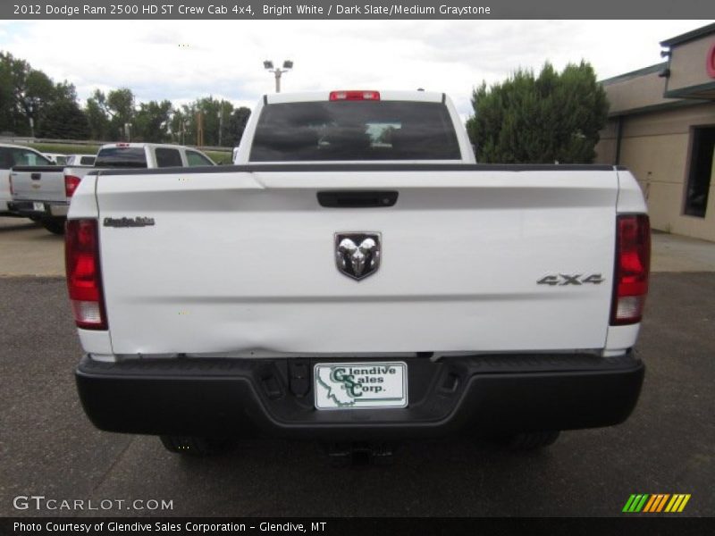 Bright White / Dark Slate/Medium Graystone 2012 Dodge Ram 2500 HD ST Crew Cab 4x4