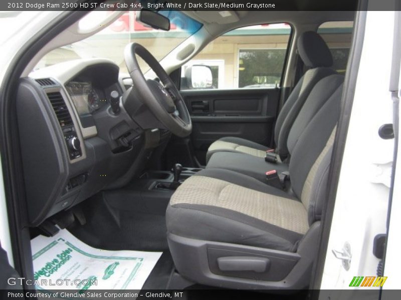 Bright White / Dark Slate/Medium Graystone 2012 Dodge Ram 2500 HD ST Crew Cab 4x4