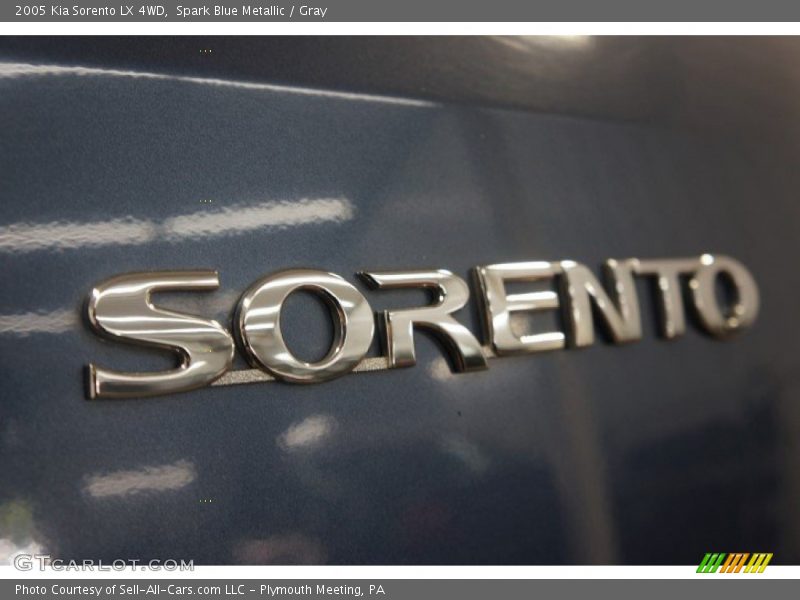 Spark Blue Metallic / Gray 2005 Kia Sorento LX 4WD