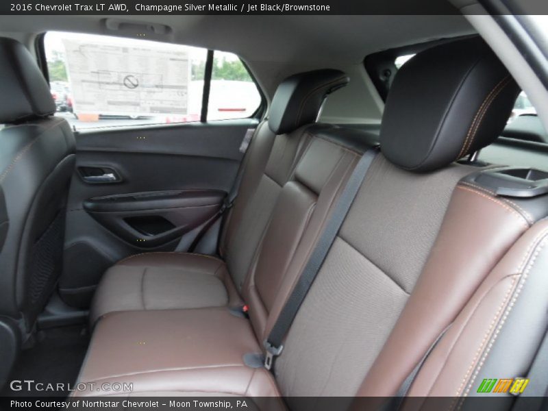 Champagne Silver Metallic / Jet Black/Brownstone 2016 Chevrolet Trax LT AWD