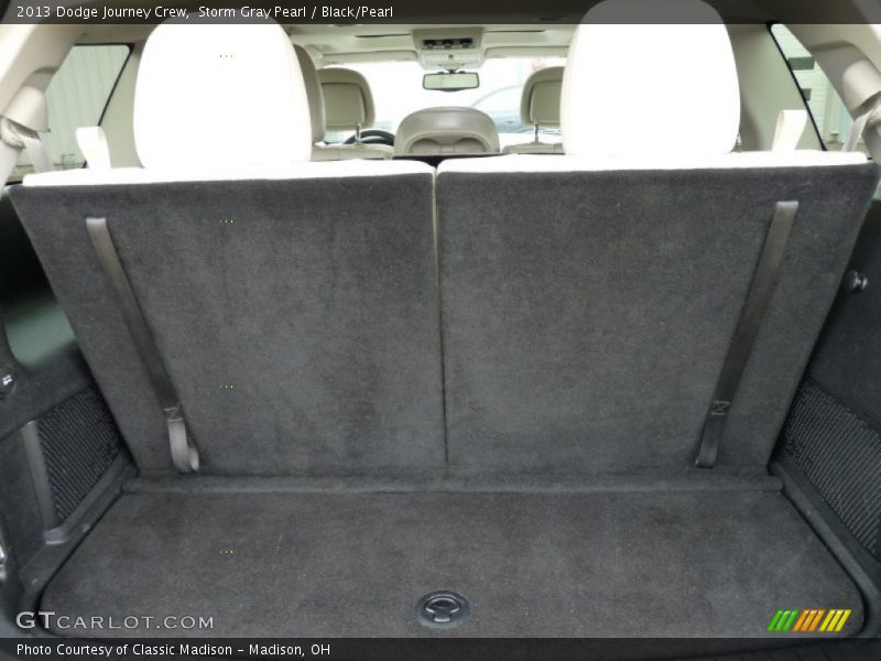 Storm Gray Pearl / Black/Pearl 2013 Dodge Journey Crew