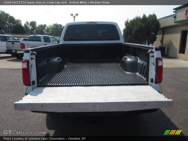 Oxford White / Medium Stone 2008 Ford F250 Super Duty XL Crew Cab 4x4