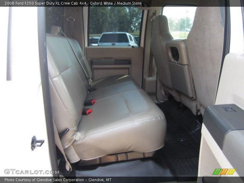 Oxford White / Medium Stone 2008 Ford F250 Super Duty XL Crew Cab 4x4