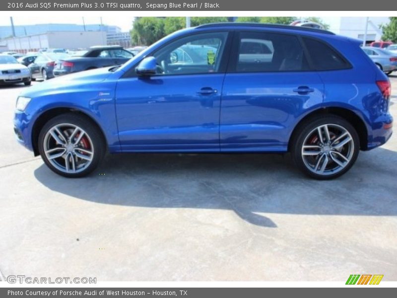 Sepang Blue Pearl / Black 2016 Audi SQ5 Premium Plus 3.0 TFSI quattro