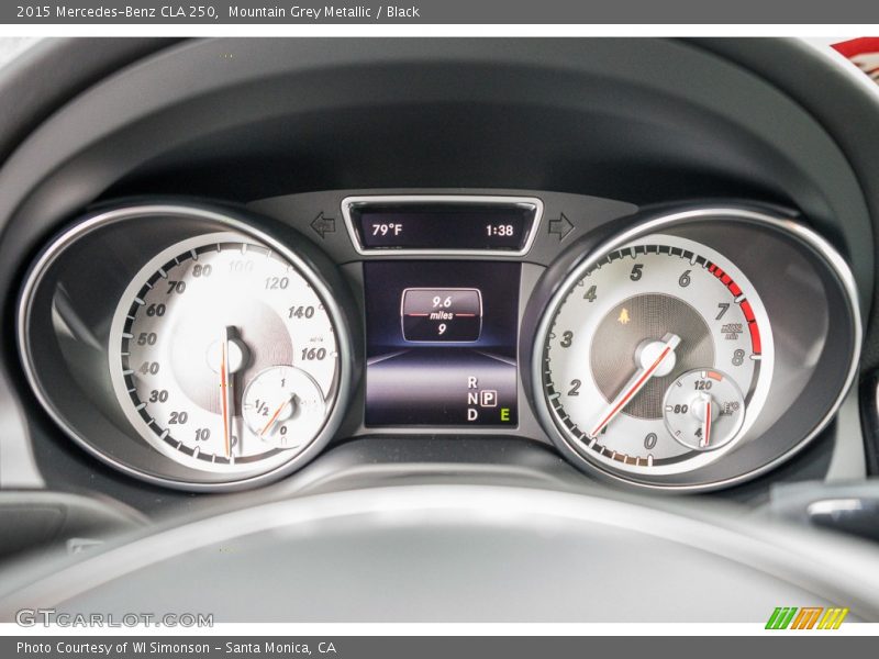 Mountain Grey Metallic / Black 2015 Mercedes-Benz CLA 250