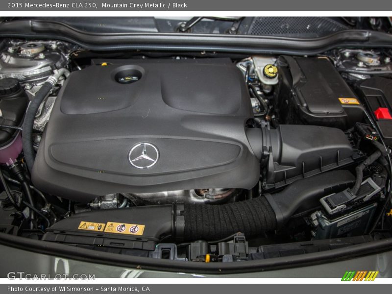 Mountain Grey Metallic / Black 2015 Mercedes-Benz CLA 250