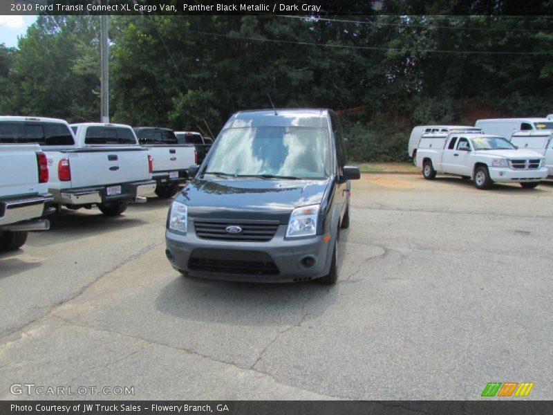 Panther Black Metallic / Dark Gray 2010 Ford Transit Connect XL Cargo Van