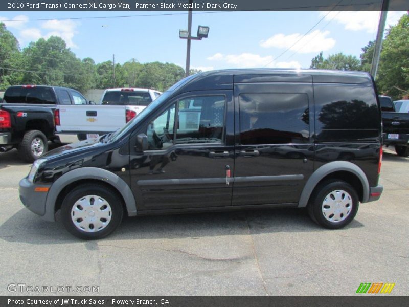 Panther Black Metallic / Dark Gray 2010 Ford Transit Connect XL Cargo Van