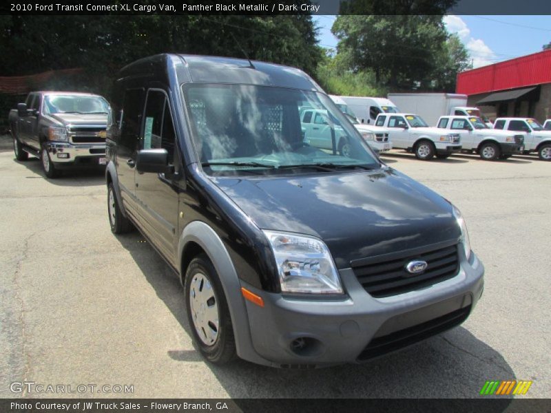 Panther Black Metallic / Dark Gray 2010 Ford Transit Connect XL Cargo Van