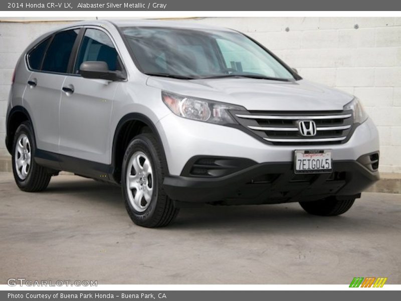 Alabaster Silver Metallic / Gray 2014 Honda CR-V LX