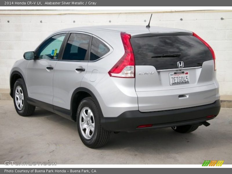 Alabaster Silver Metallic / Gray 2014 Honda CR-V LX