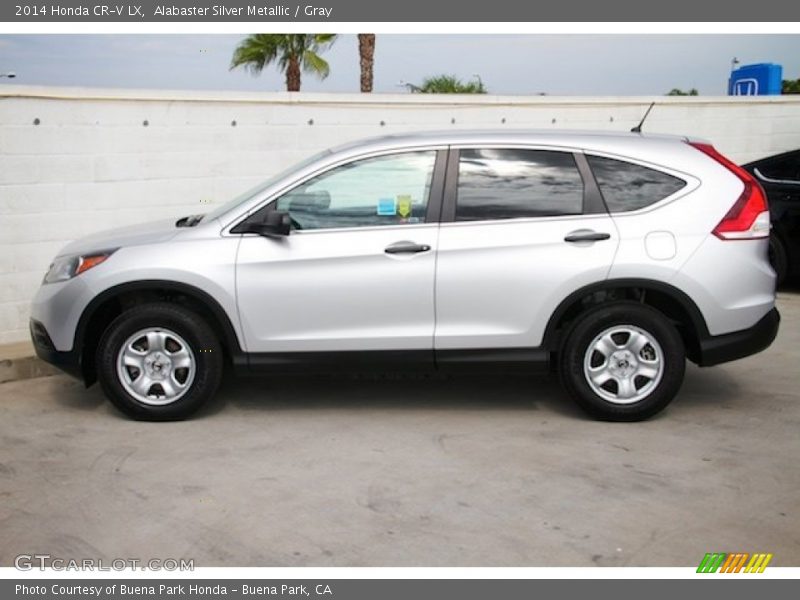 Alabaster Silver Metallic / Gray 2014 Honda CR-V LX