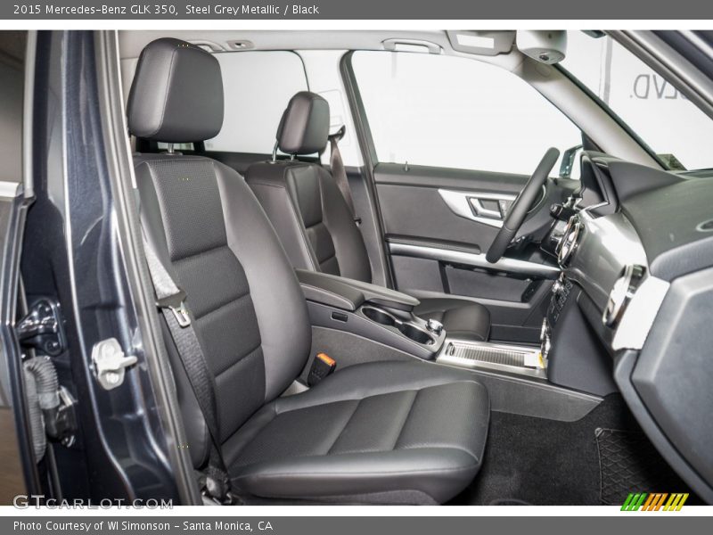 Steel Grey Metallic / Black 2015 Mercedes-Benz GLK 350