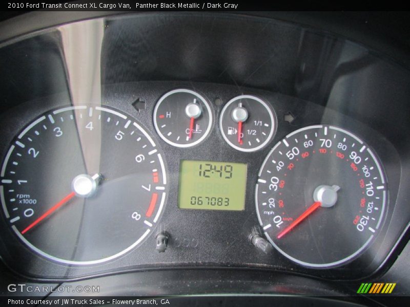 Panther Black Metallic / Dark Gray 2010 Ford Transit Connect XL Cargo Van