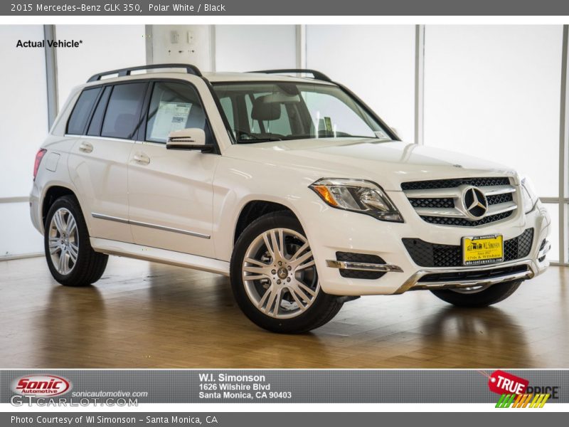 Polar White / Black 2015 Mercedes-Benz GLK 350