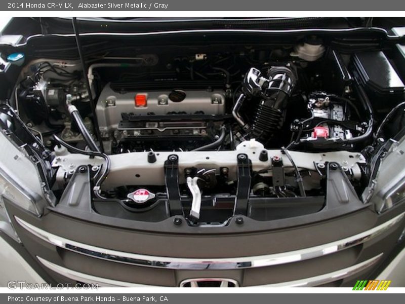Alabaster Silver Metallic / Gray 2014 Honda CR-V LX