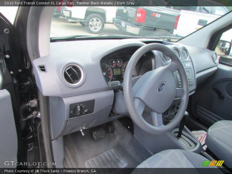 Panther Black Metallic / Dark Gray 2010 Ford Transit Connect XL Cargo Van