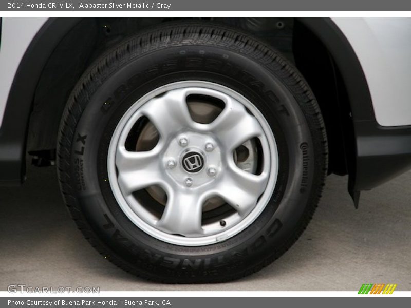 Alabaster Silver Metallic / Gray 2014 Honda CR-V LX