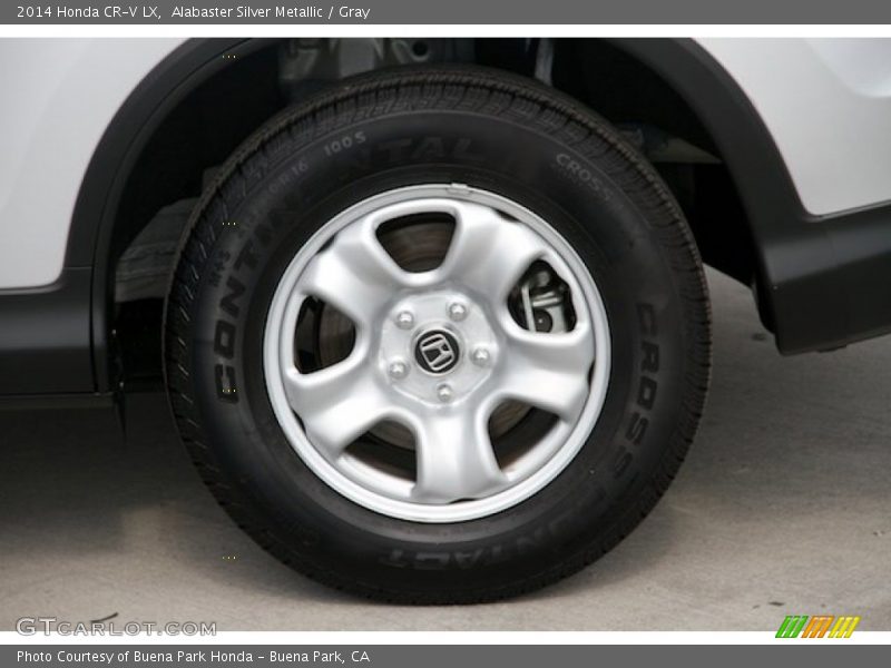 Alabaster Silver Metallic / Gray 2014 Honda CR-V LX