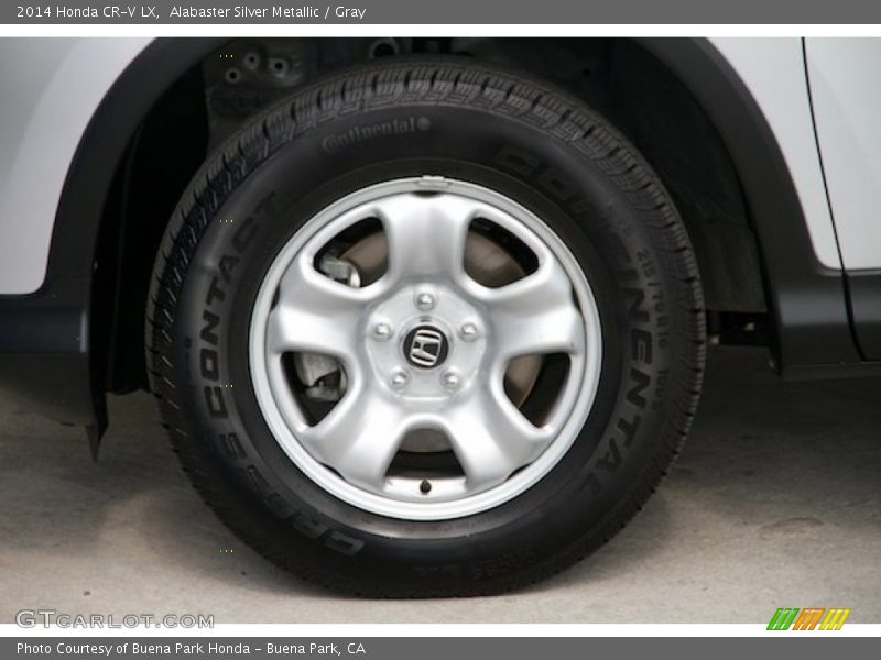Alabaster Silver Metallic / Gray 2014 Honda CR-V LX