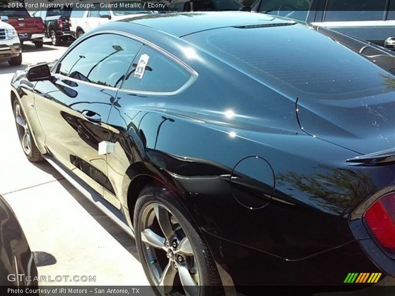 Guard Metallic / Ebony 2016 Ford Mustang V6 Coupe