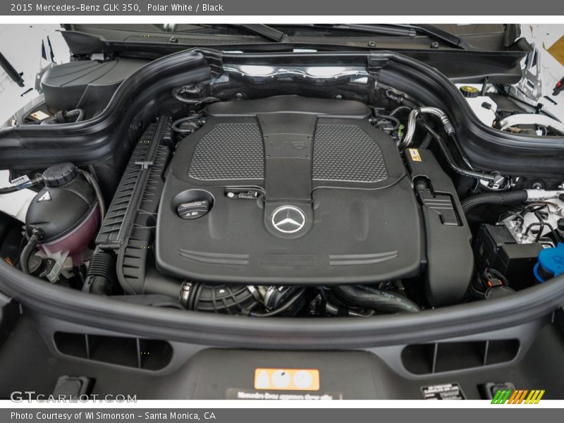 Polar White / Black 2015 Mercedes-Benz GLK 350