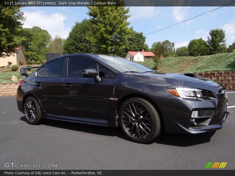 Dark Gray Metallic / Carbon Black 2015 Subaru WRX STI Limited