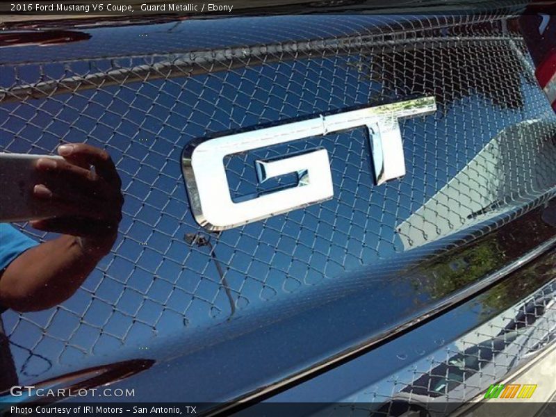 Guard Metallic / Ebony 2016 Ford Mustang V6 Coupe