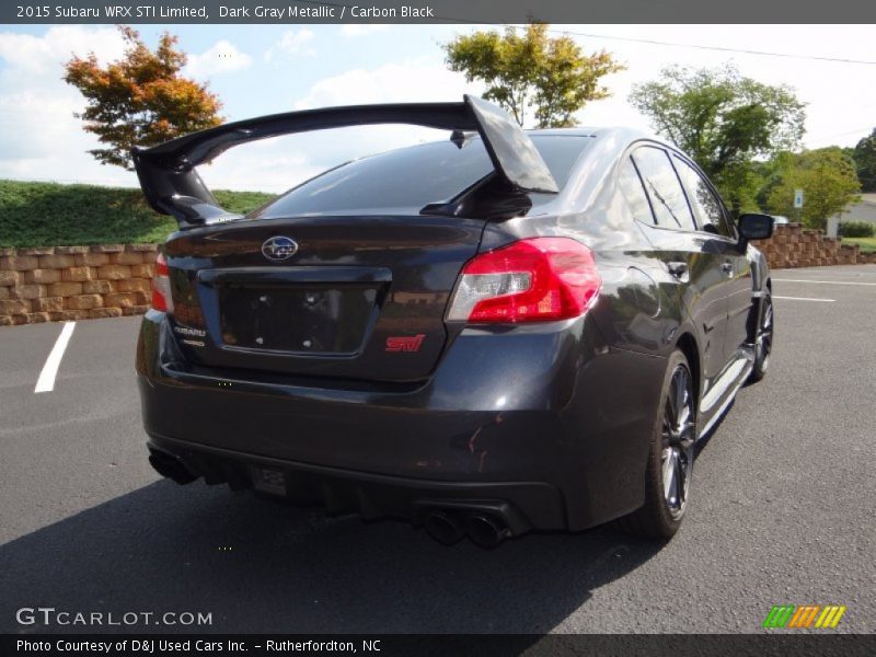 Dark Gray Metallic / Carbon Black 2015 Subaru WRX STI Limited