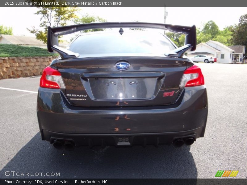 Dark Gray Metallic / Carbon Black 2015 Subaru WRX STI Limited