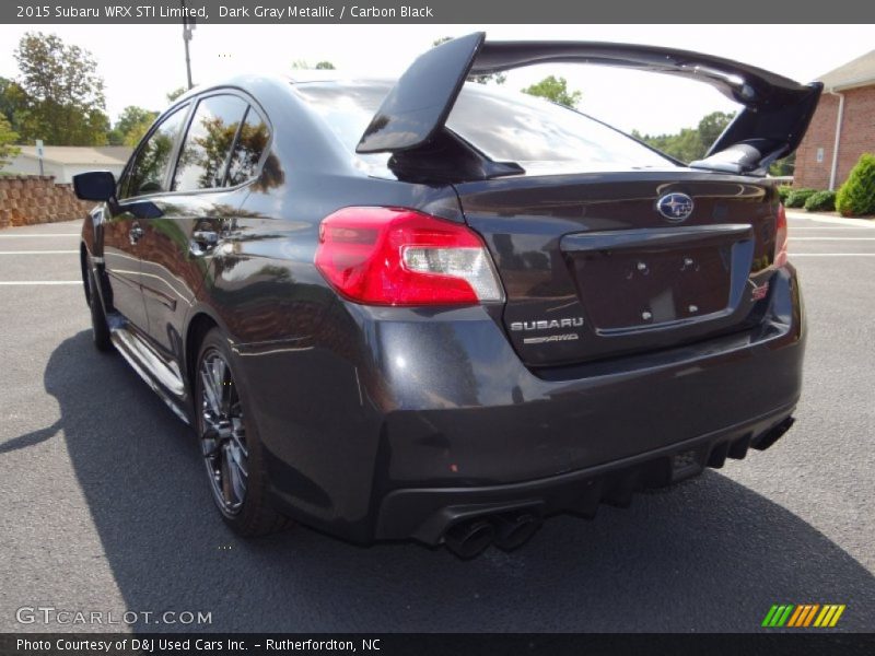 Dark Gray Metallic / Carbon Black 2015 Subaru WRX STI Limited
